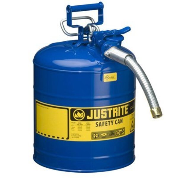 Justrite 5 gal Blue Steel JT7250330